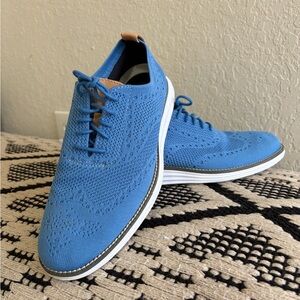 Cole Haan Men's Sneakers in Vibrant Blue Knit